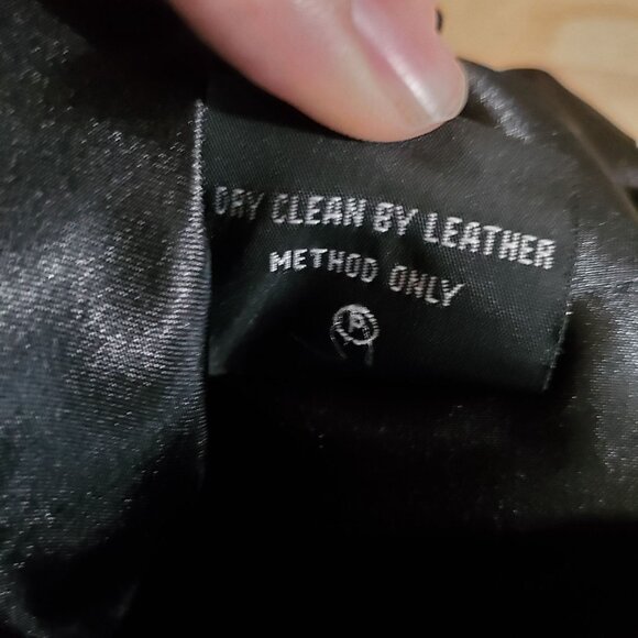 Pamela McCoy Jacket Womens Large Black Genuine Leather Lizard Embossed - Picture 4 of 9